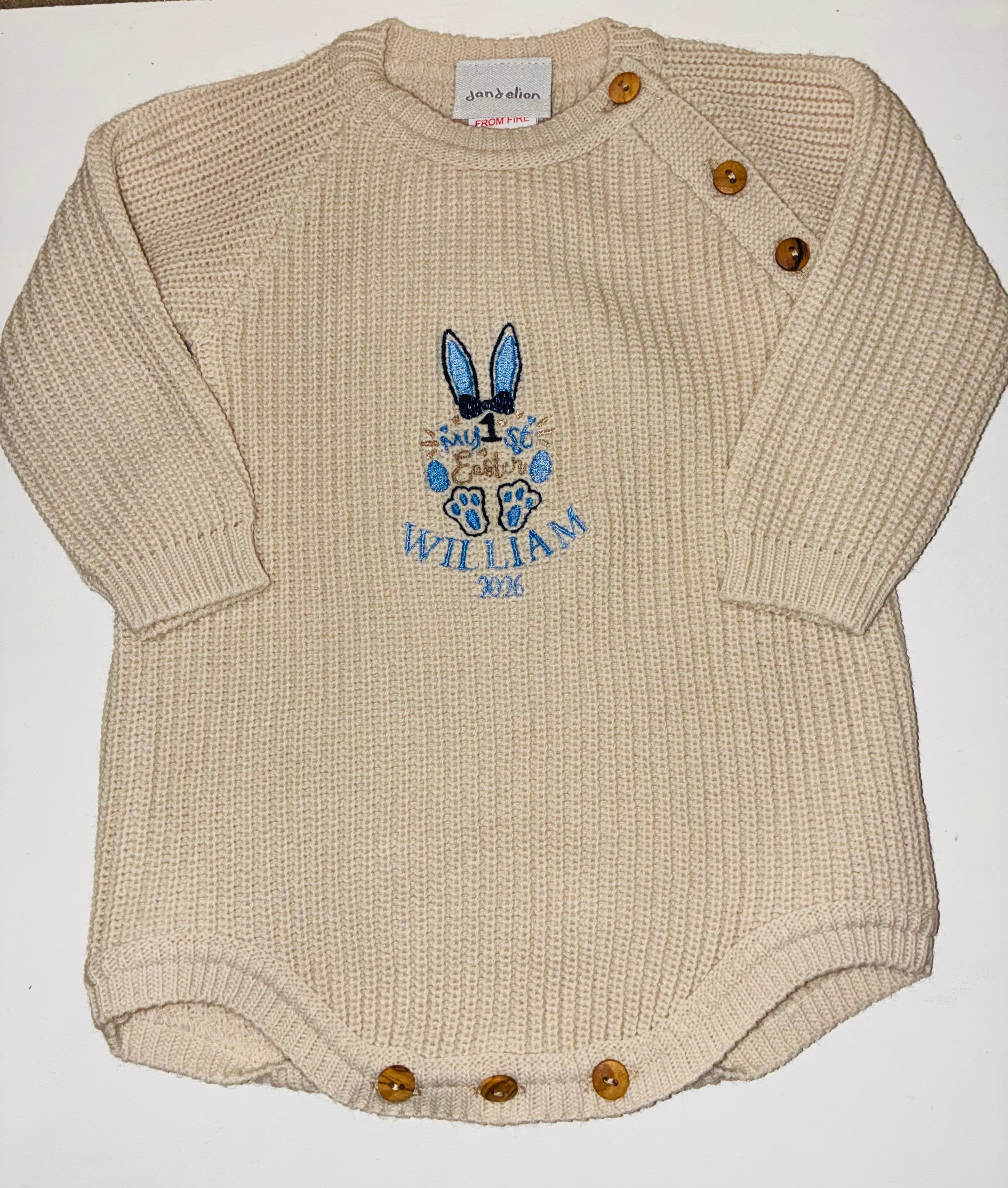 Personalised baby rompers