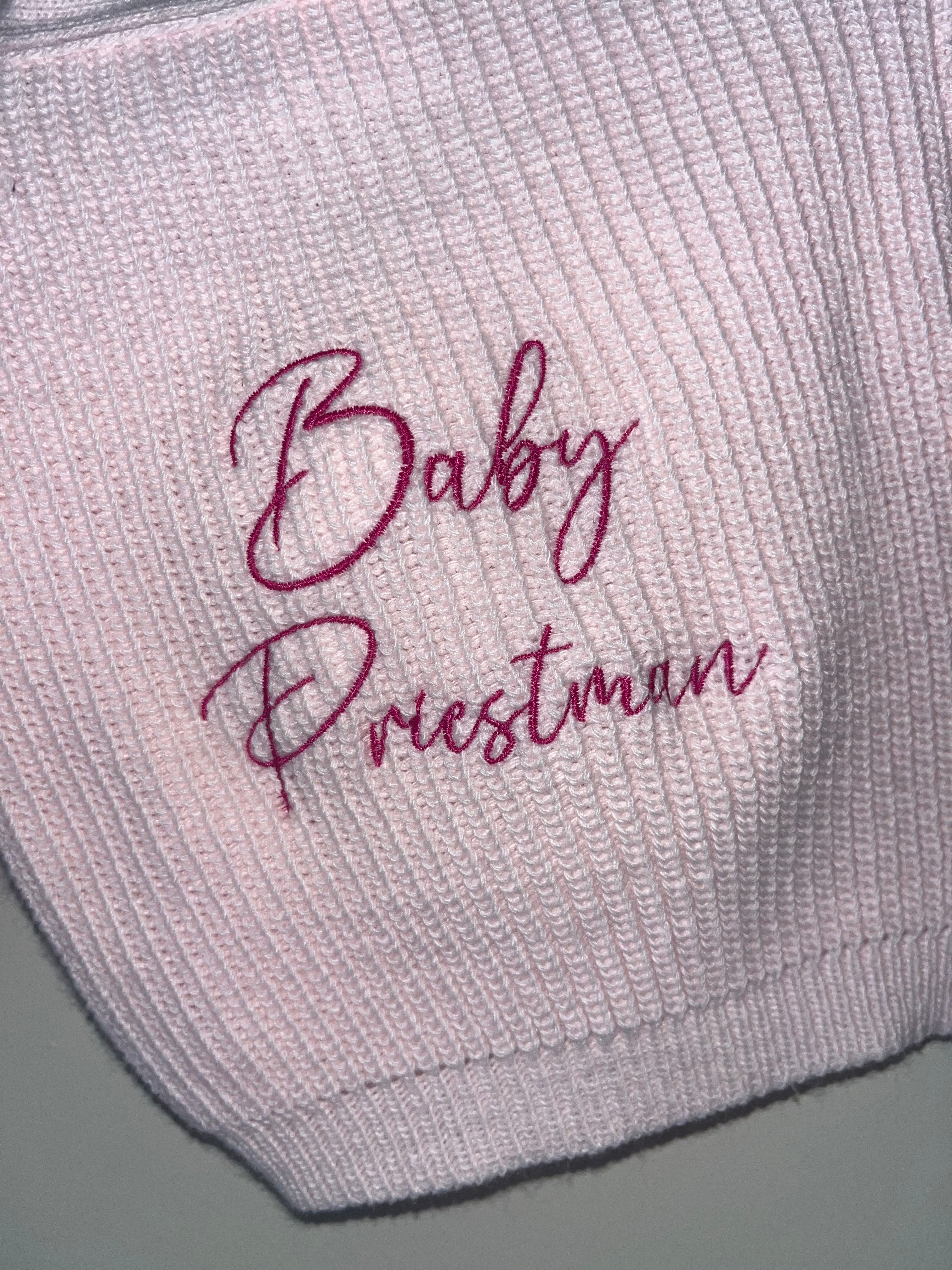 Personalised Baby Knitted Cardigans